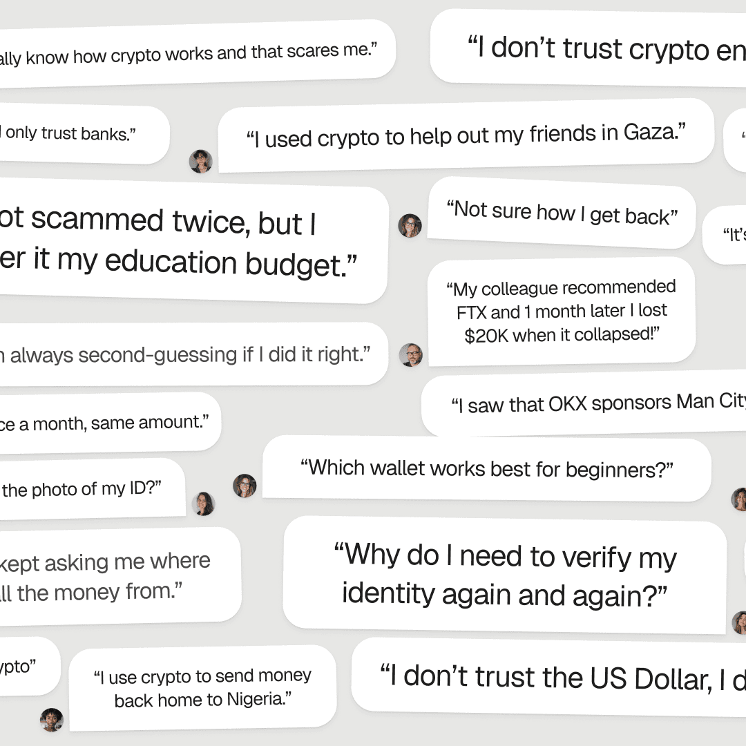 User quotes collected during research sessions